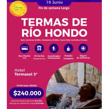 TERMAS DE RIO HONDO - Finde...